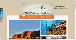 Desktop Screenshot of akersglobaltravel.com